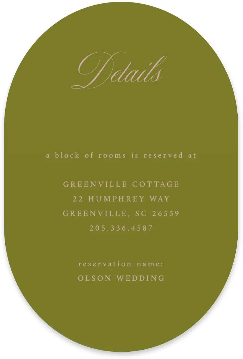 This is a 4" x 6" Wedding Invitation Enclosure Card called Love Off Script printed in full color with Silver foil on Luxe Satin paper