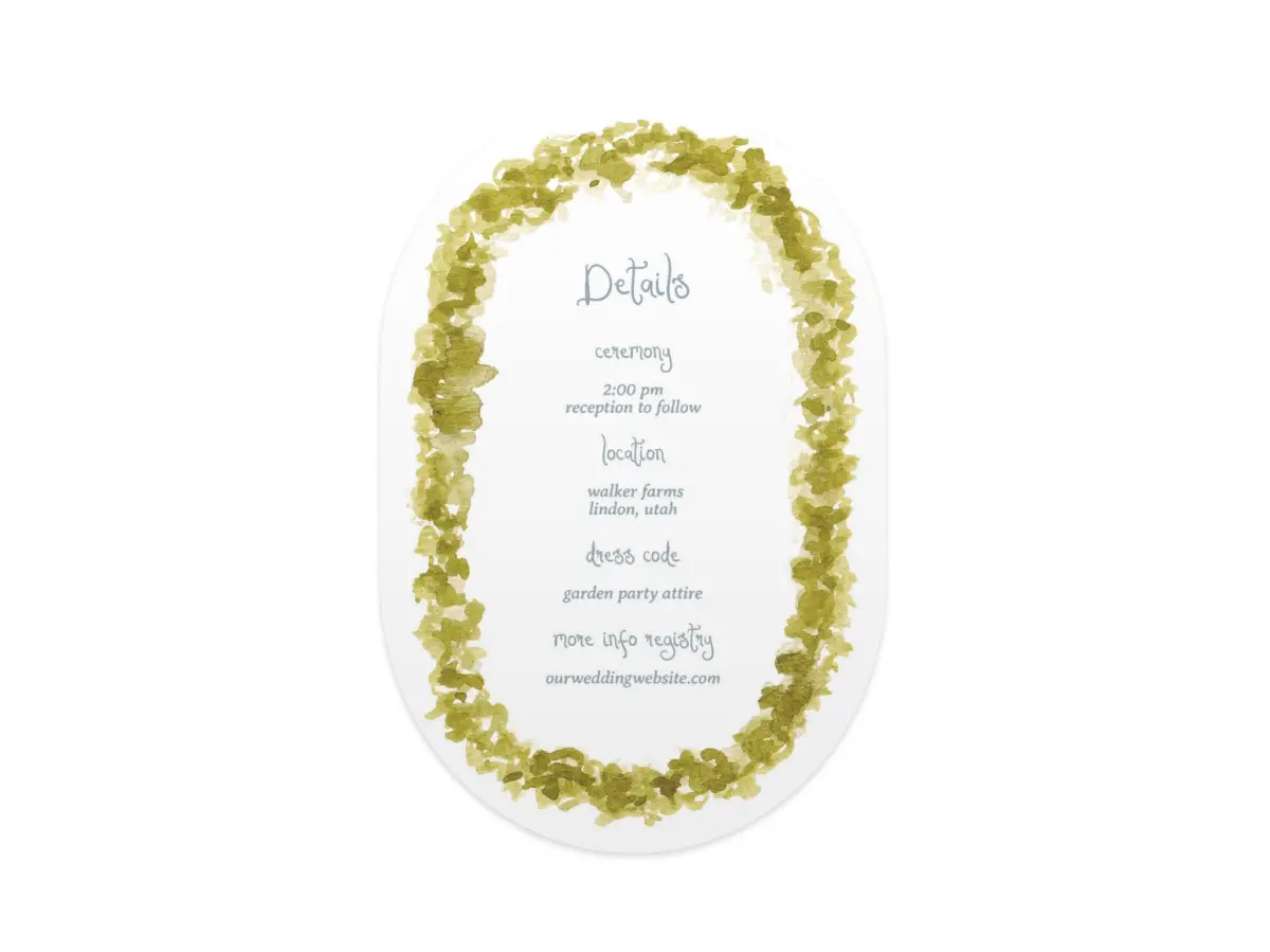 Wedding Invitation Shapes