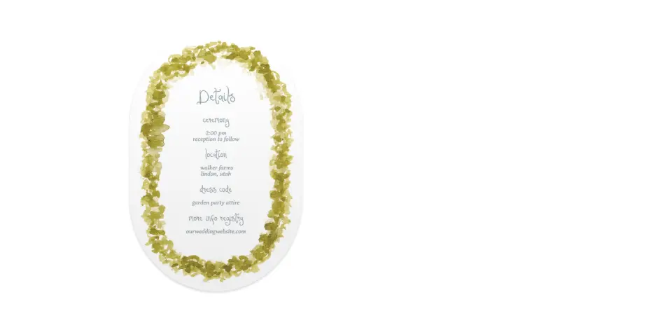Wedding Invitation Shapes