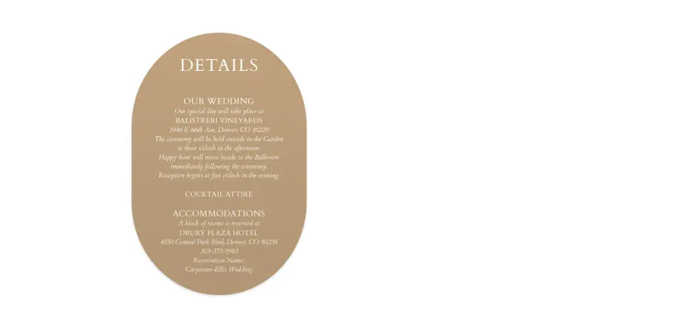 Wedding Invitation Shapes