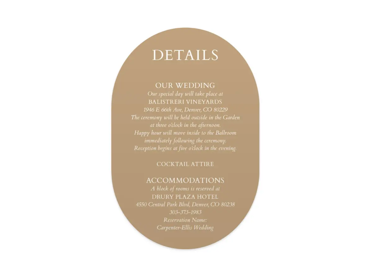 Wedding Invitation Shapes