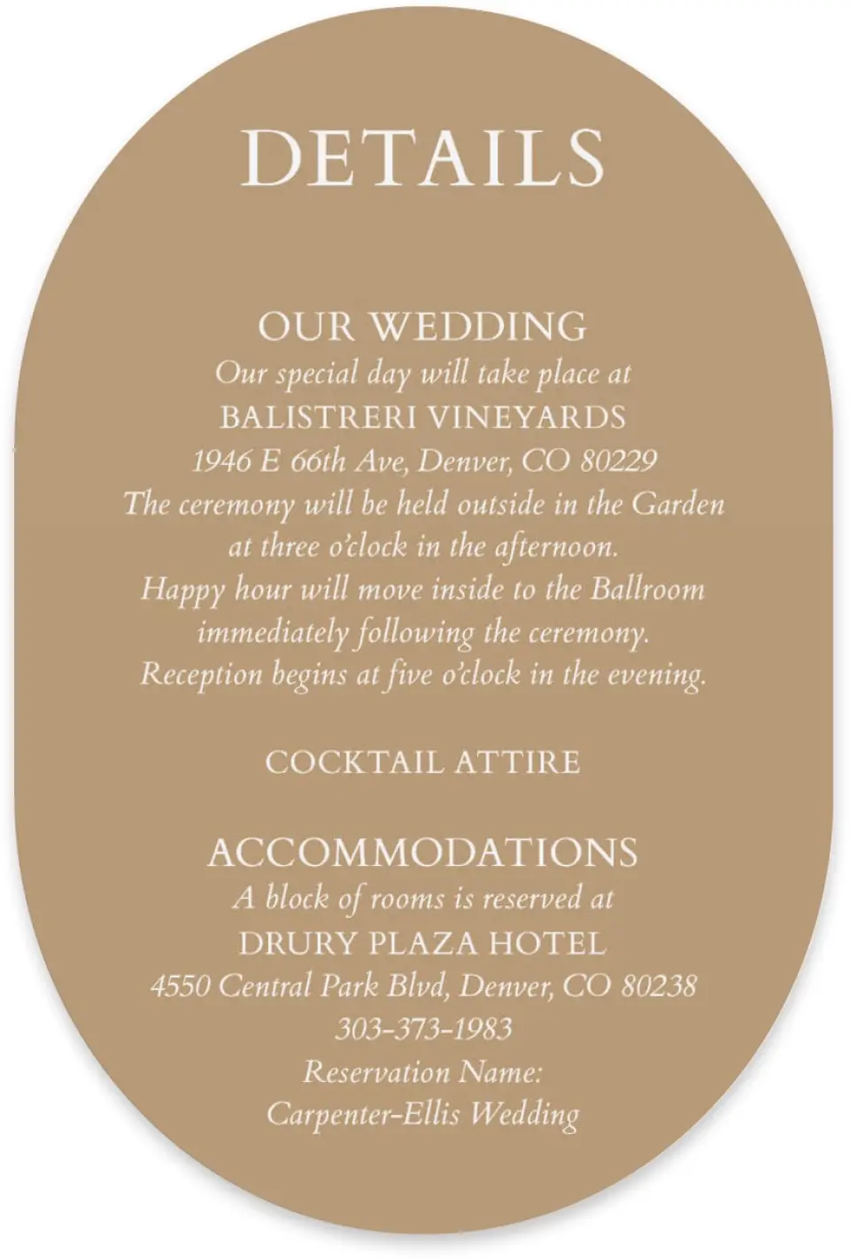 This is a 4" x 6" Wedding Invitation Enclosure Card called Soft Branchlets printed in full color with Silver foil on Luxe Satin paper