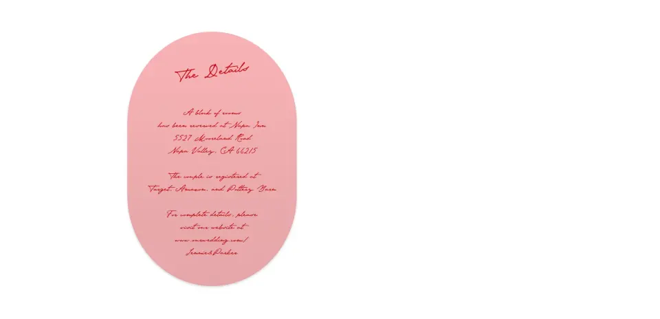 Wedding Invitation Shapes