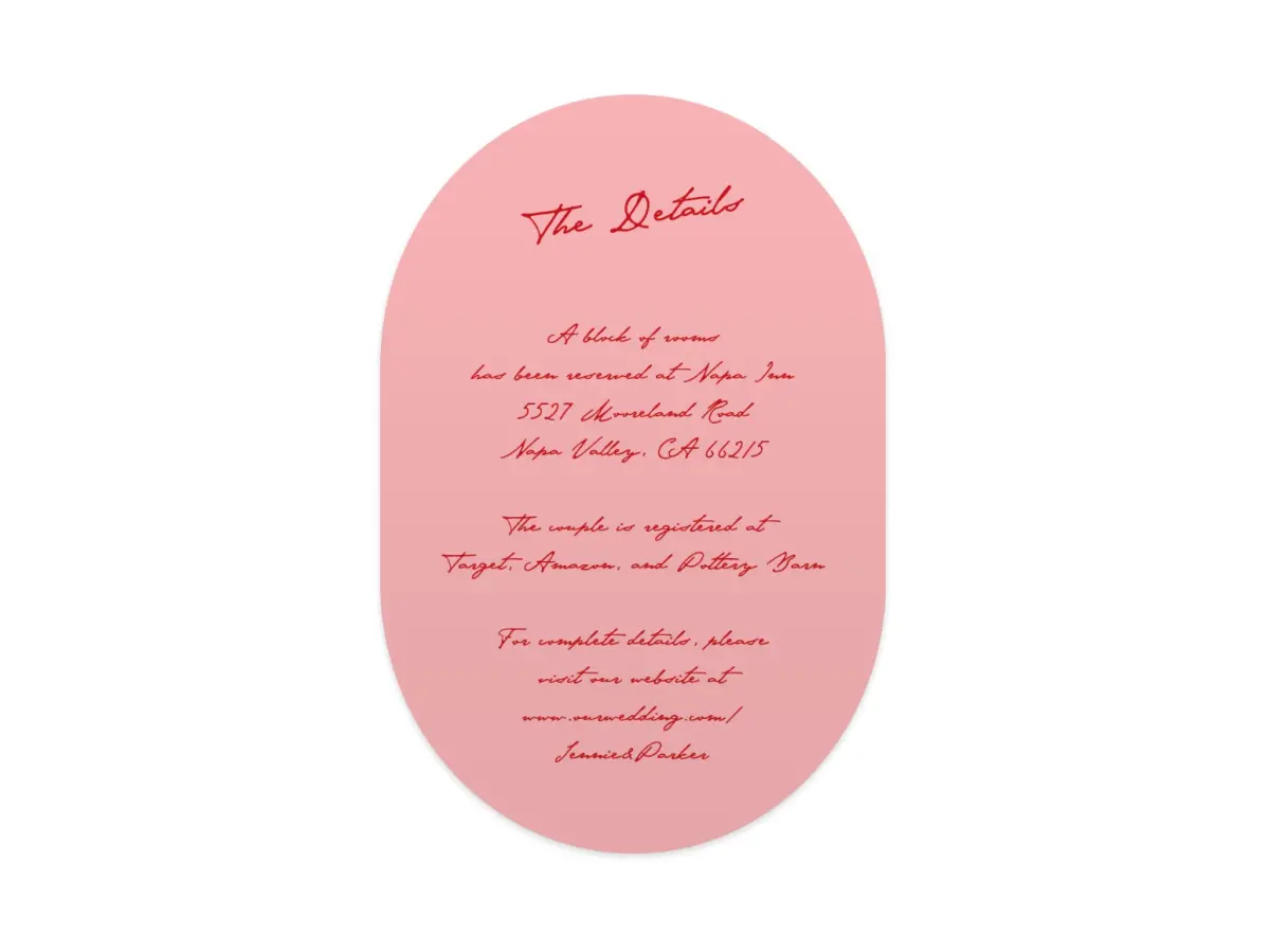Wedding Invitation Shapes
