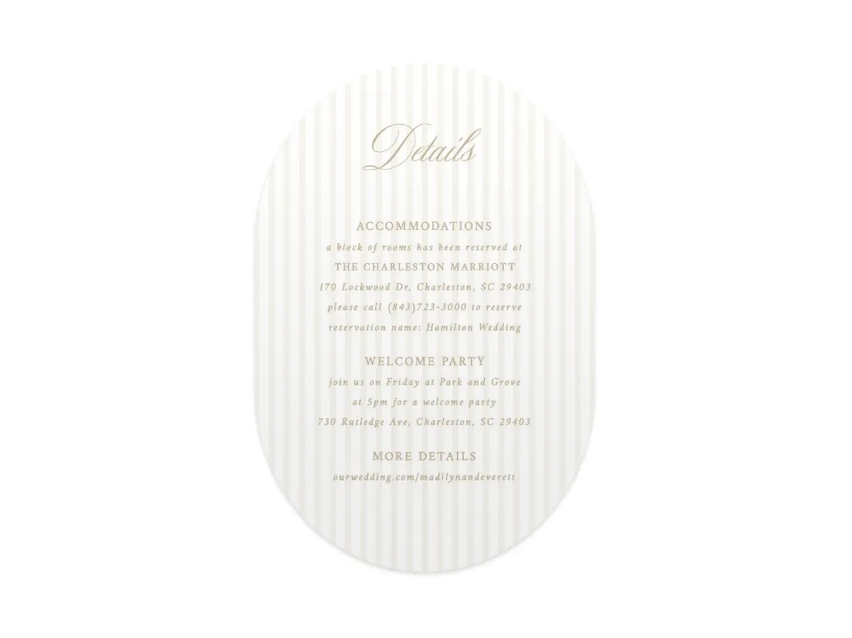 Wedding Invitation Shapes