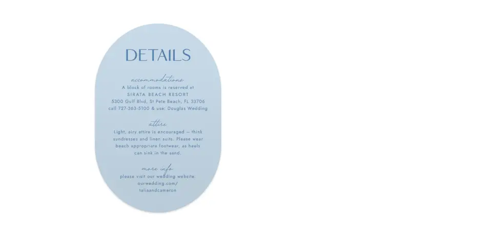 Wedding Invitation Shapes