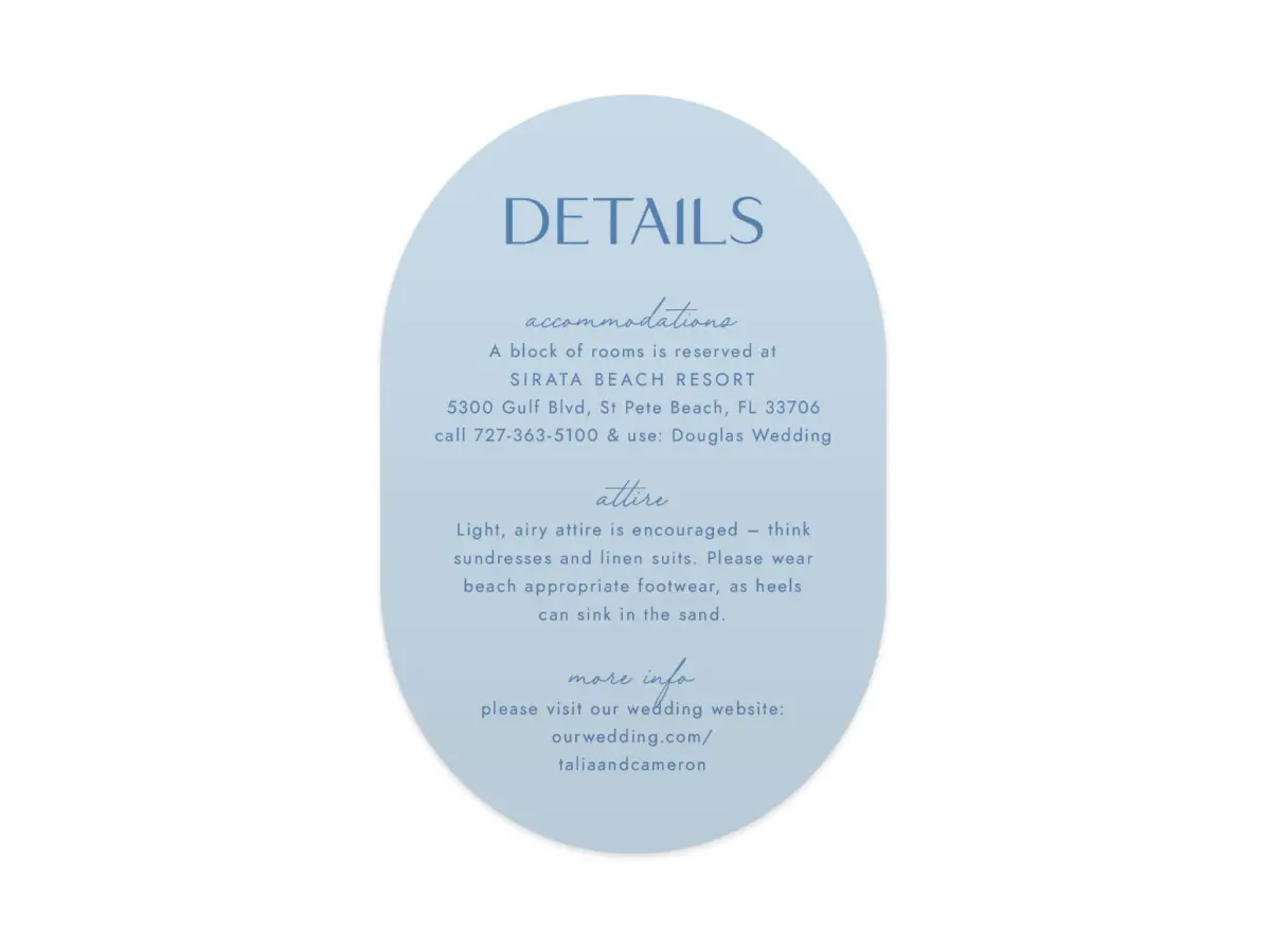 Wedding Invitation Shapes