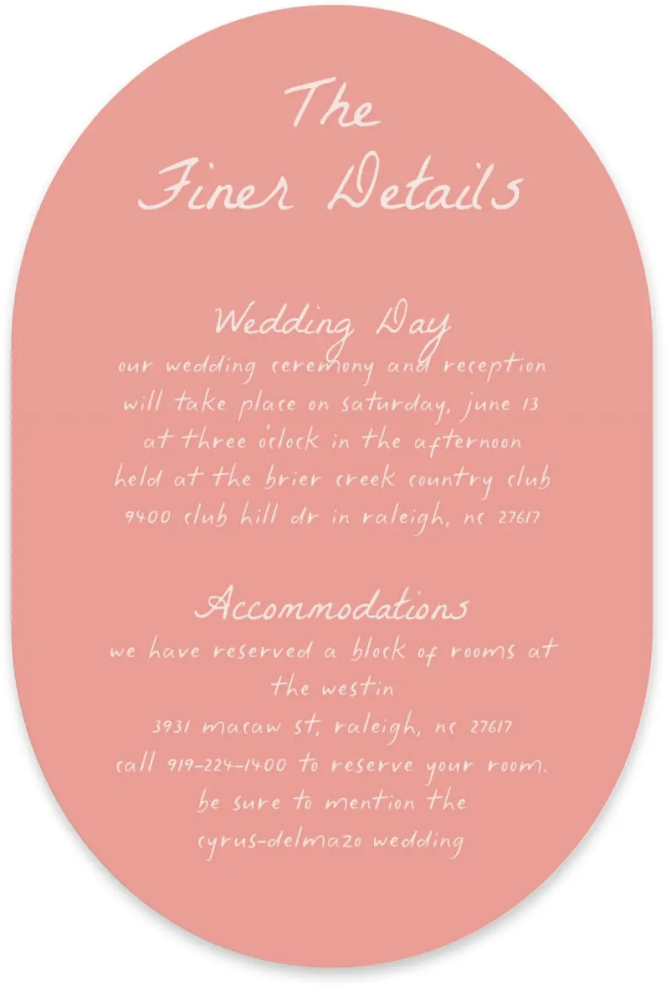 This is a 4" x 6" Wedding Invitation Enclosure Card called Maritime Vows printed in full color with Silver foil on Luxe Satin paper