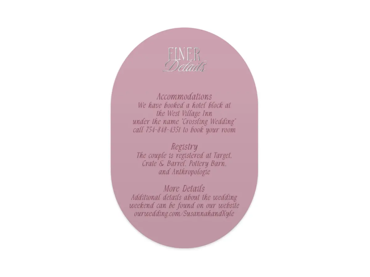 Wedding Invitation Shapes