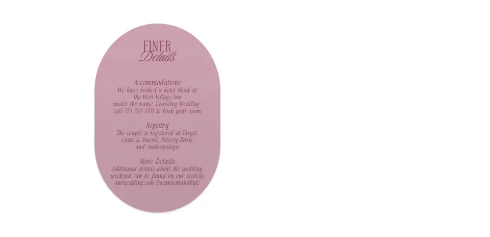 Wedding Invitation Shapes