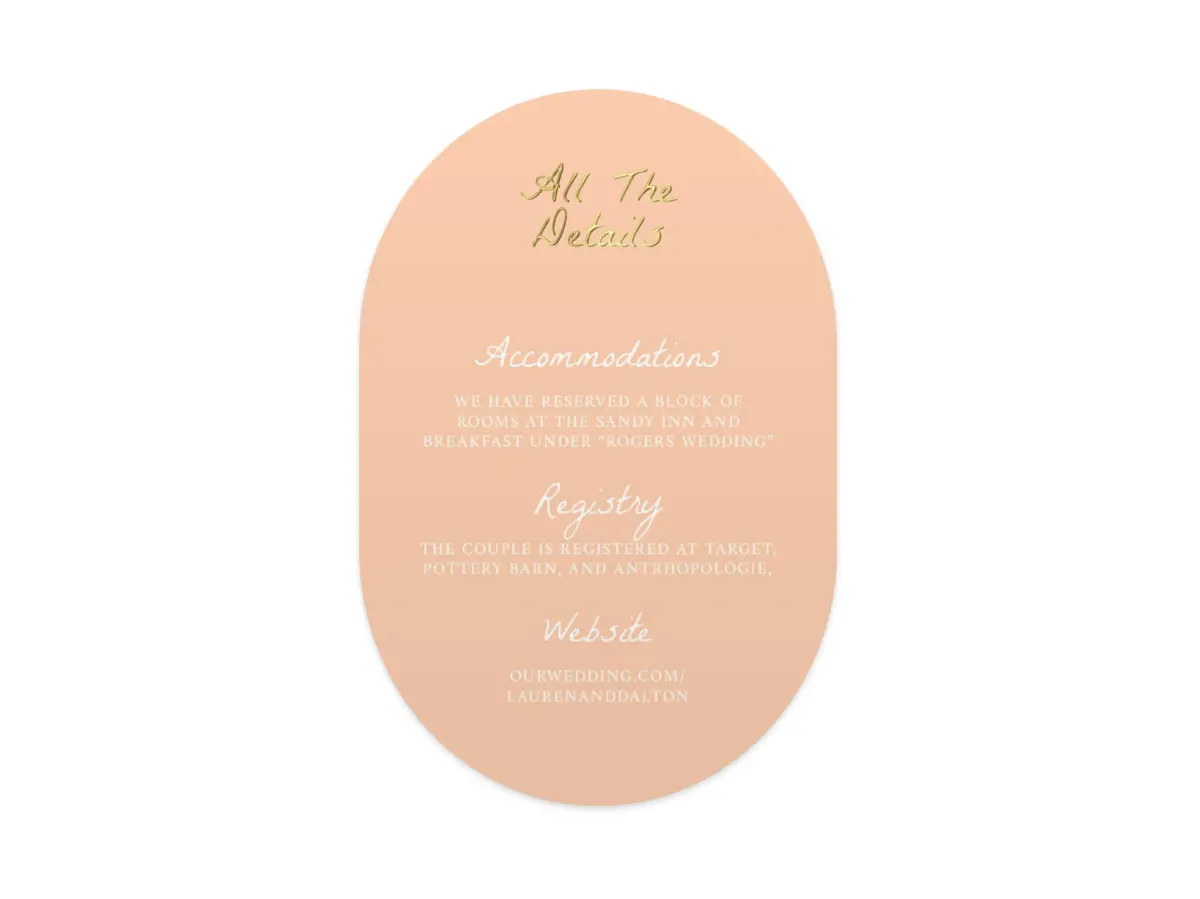 Wedding Invitation Shapes