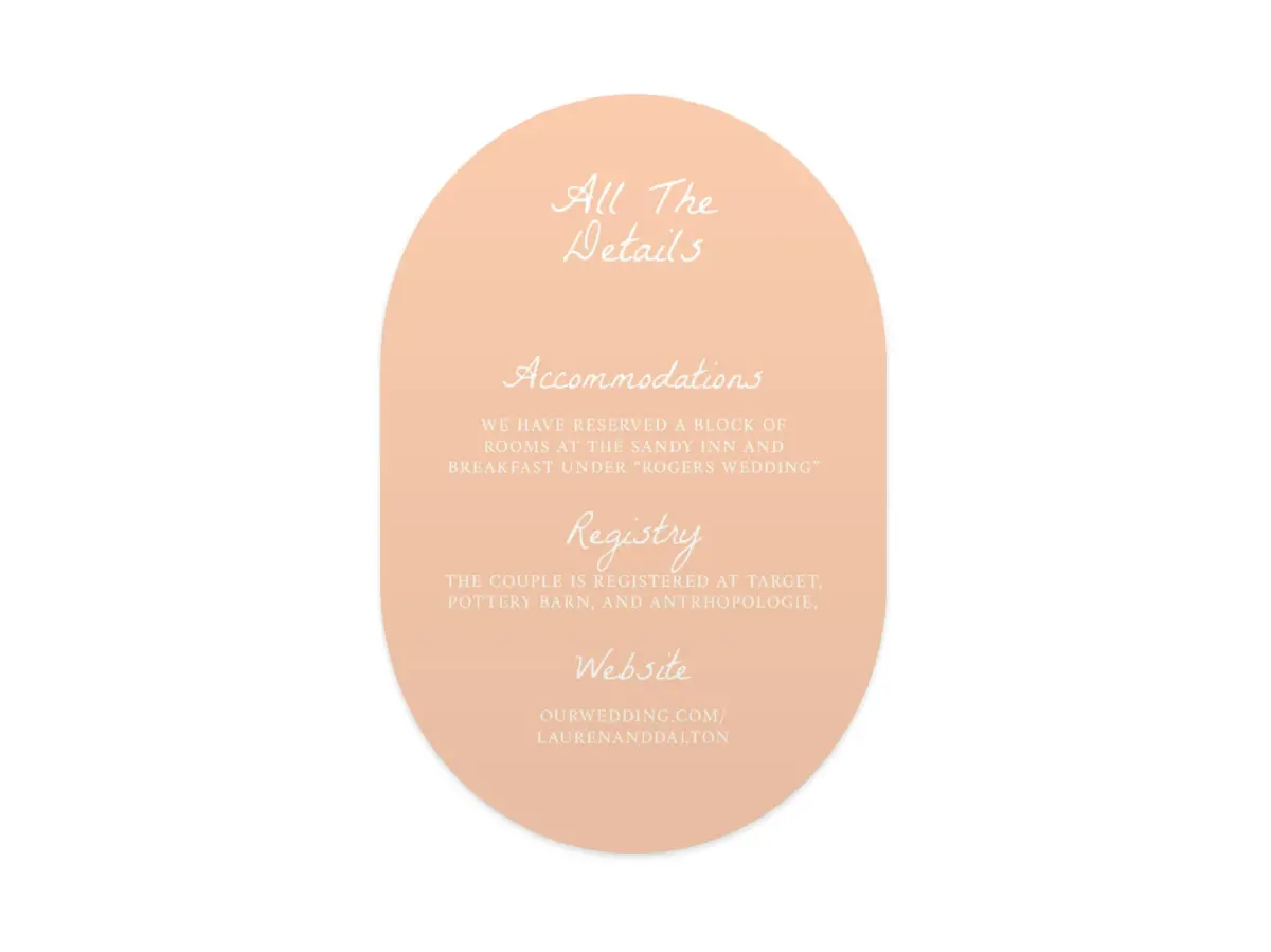 Wedding Invitation Shapes
