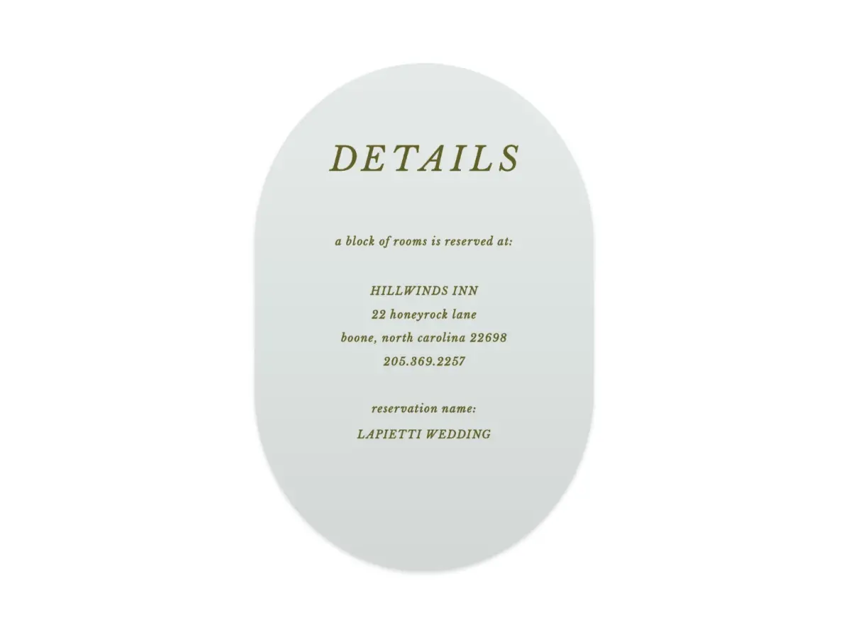 Wedding Invitation Shapes