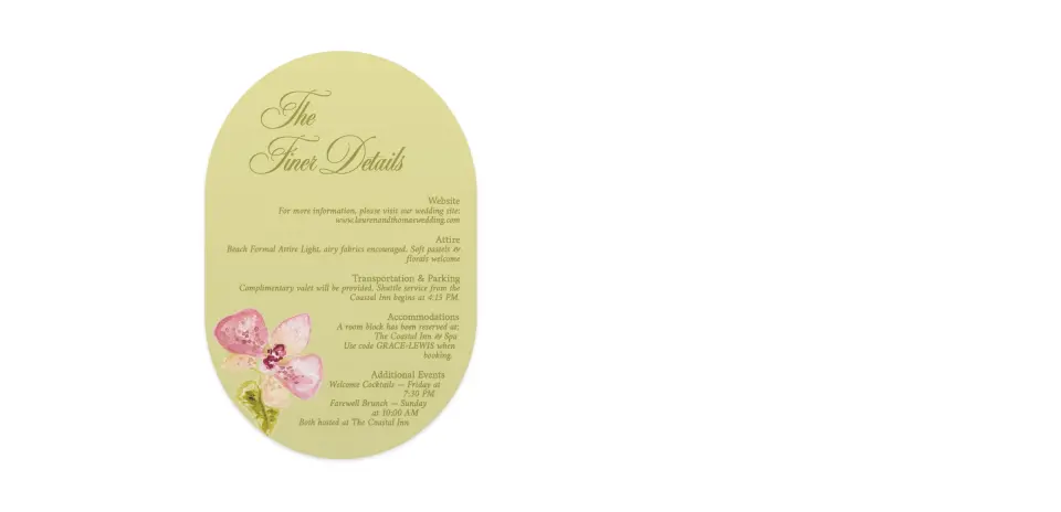 Wedding Invitation Shapes