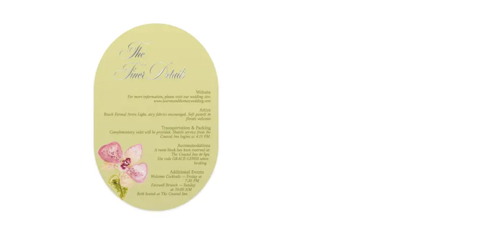 Wedding Invitation Shapes