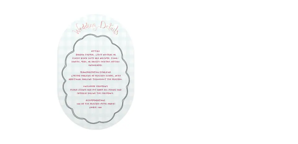 Wedding Invitation Shapes