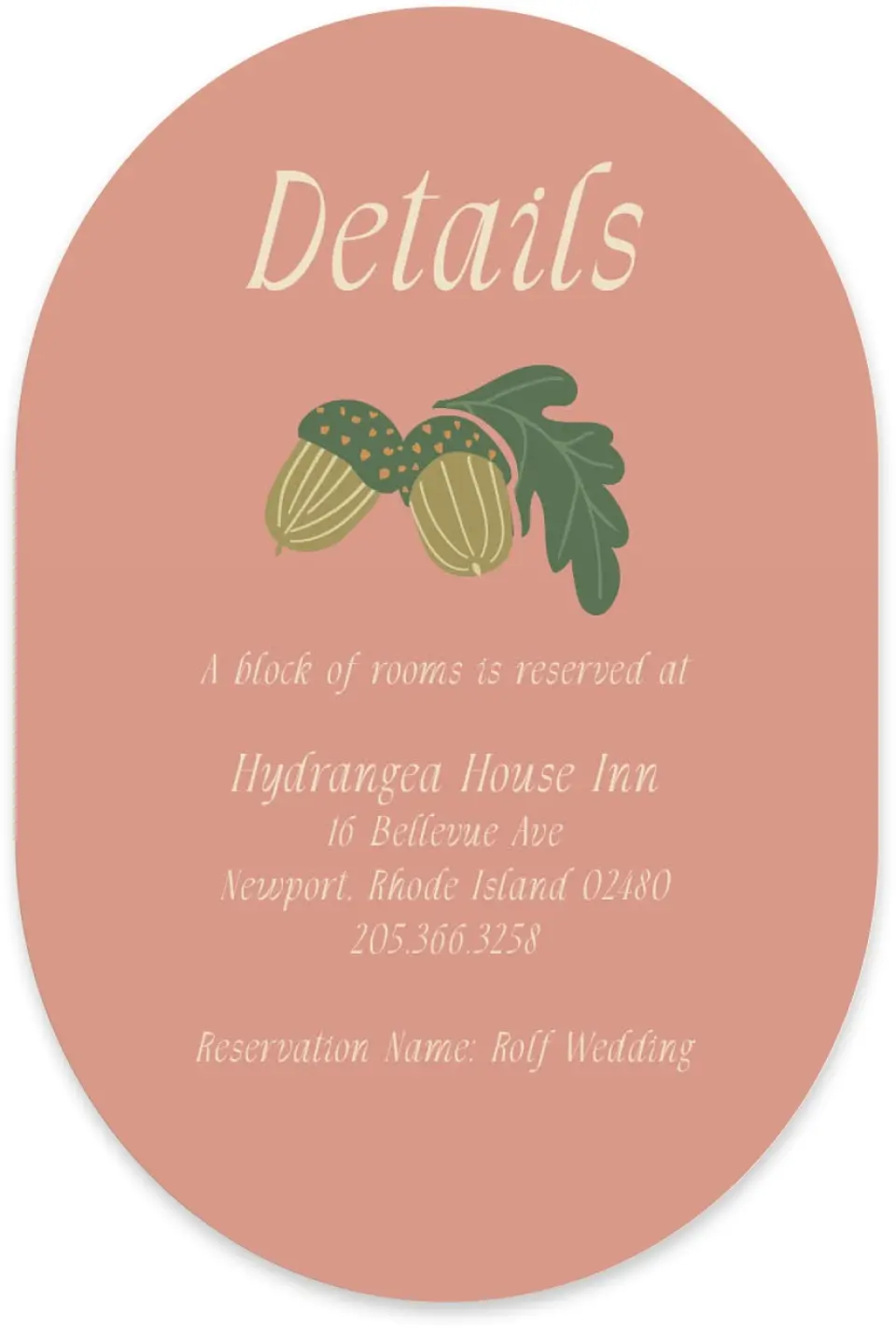 This is a 4" x 6" Wedding Invitation Enclosure Card called Regal Garden printed in full color with Silver foil on Luxe Satin paper