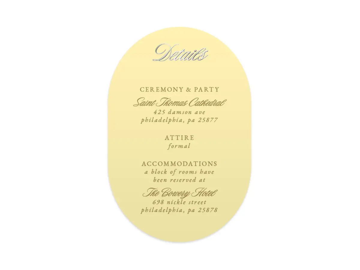 Wedding Invitation Shapes