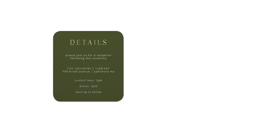 Wedding Invitation Shapes