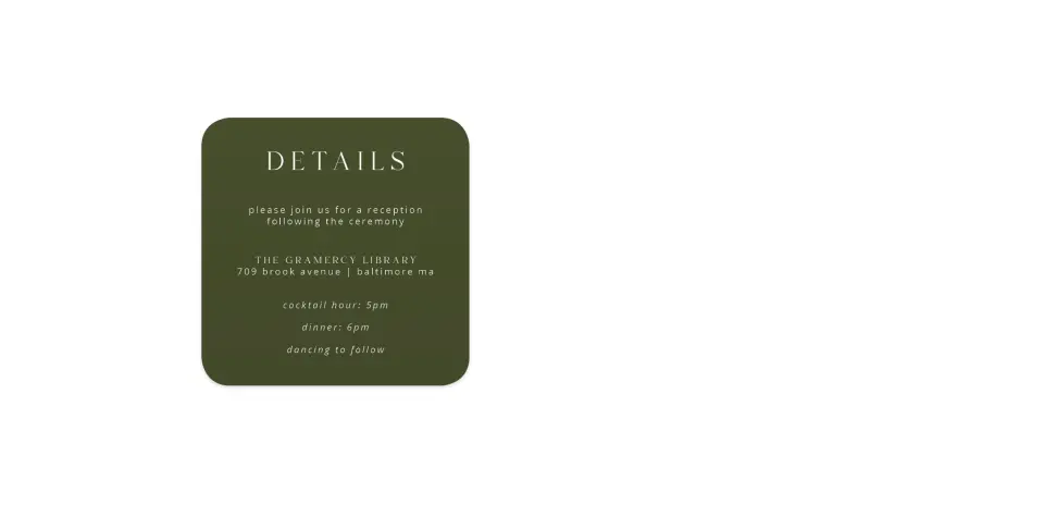 Wedding Invitation Shapes