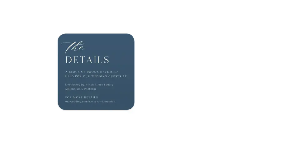 Wedding Invitation Shapes