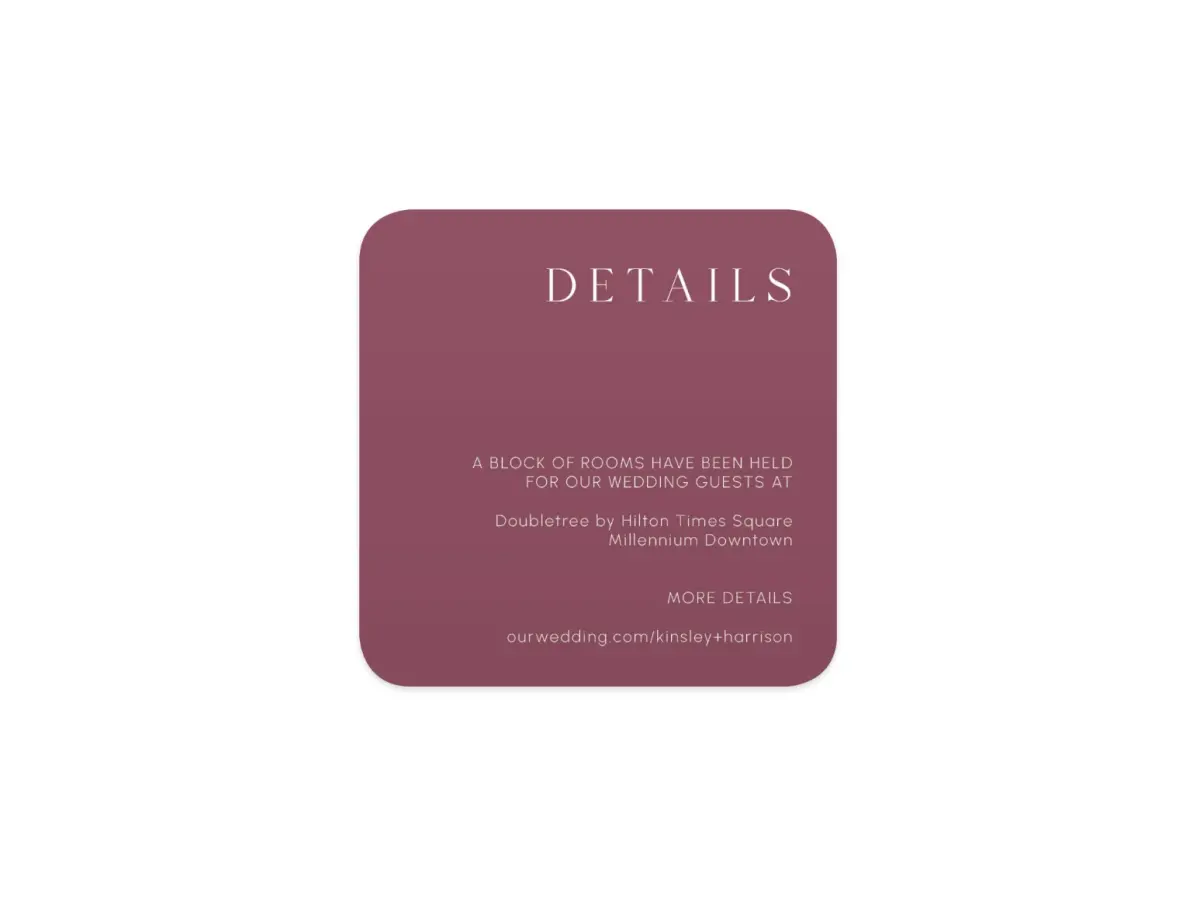 Wedding Invitation Shapes