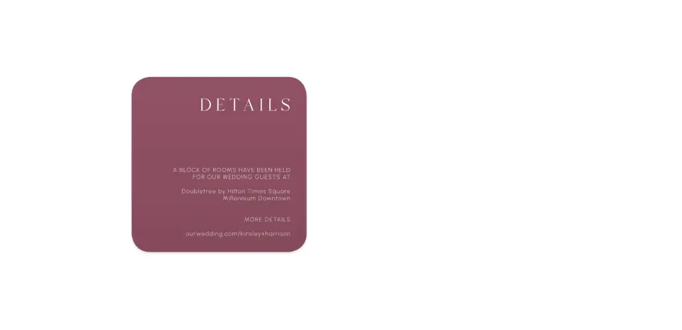 Wedding Invitation Shapes