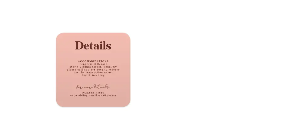 Wedding Invitation Shapes