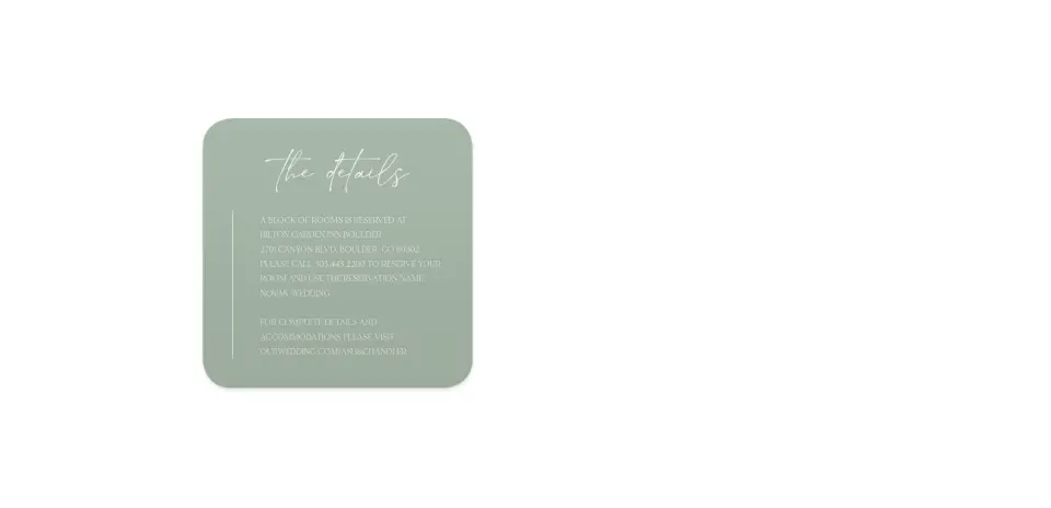 Wedding Invitation Shapes