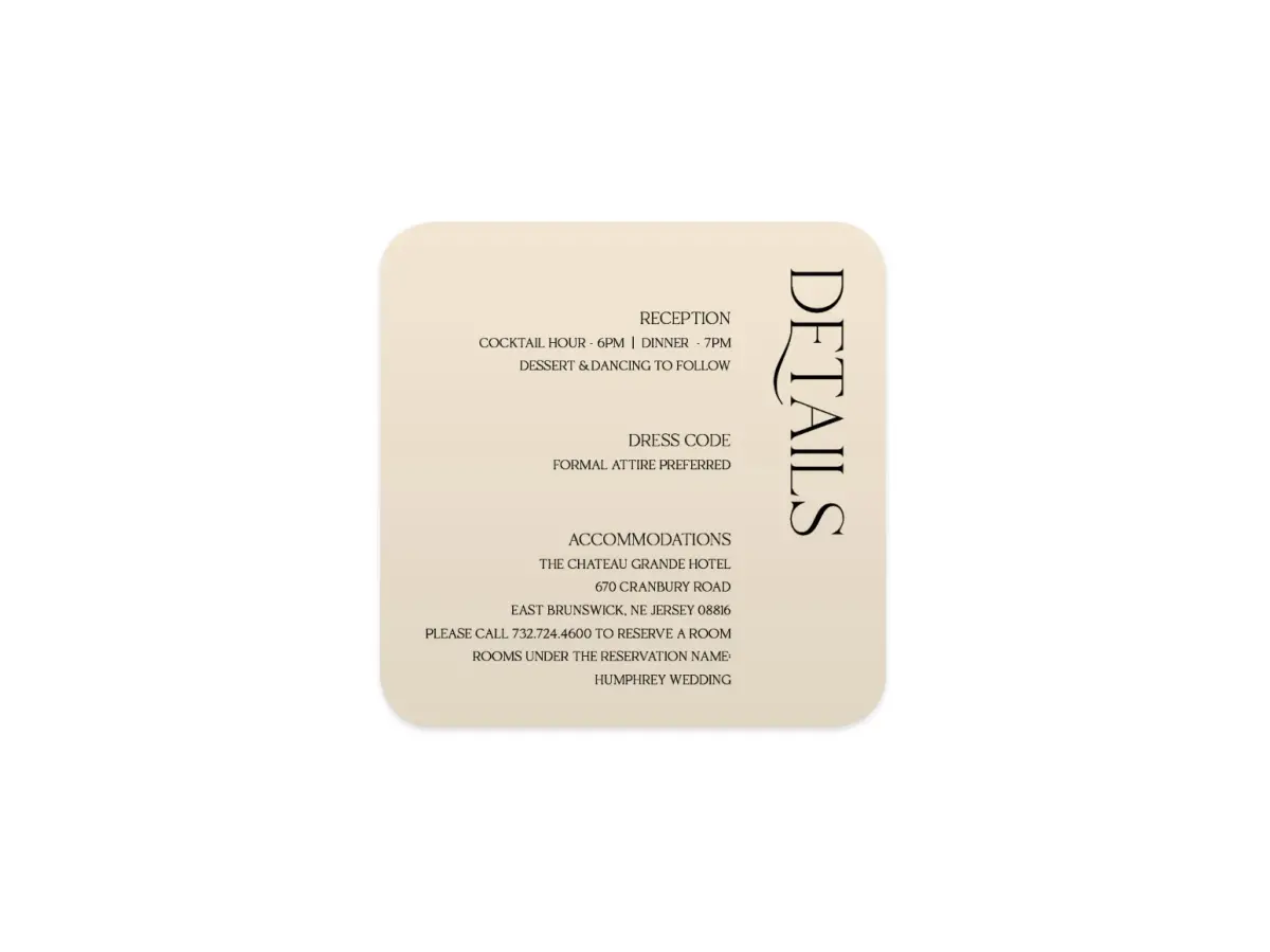 Wedding Invitation Shapes