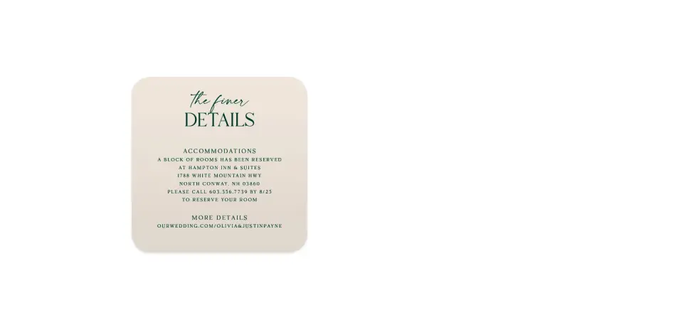 Wedding Invitation Shapes