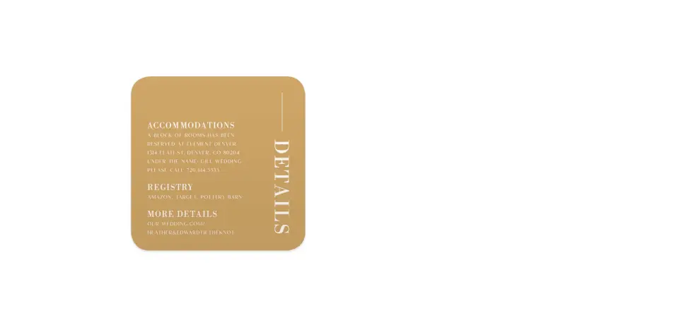 Wedding Invitation Shapes