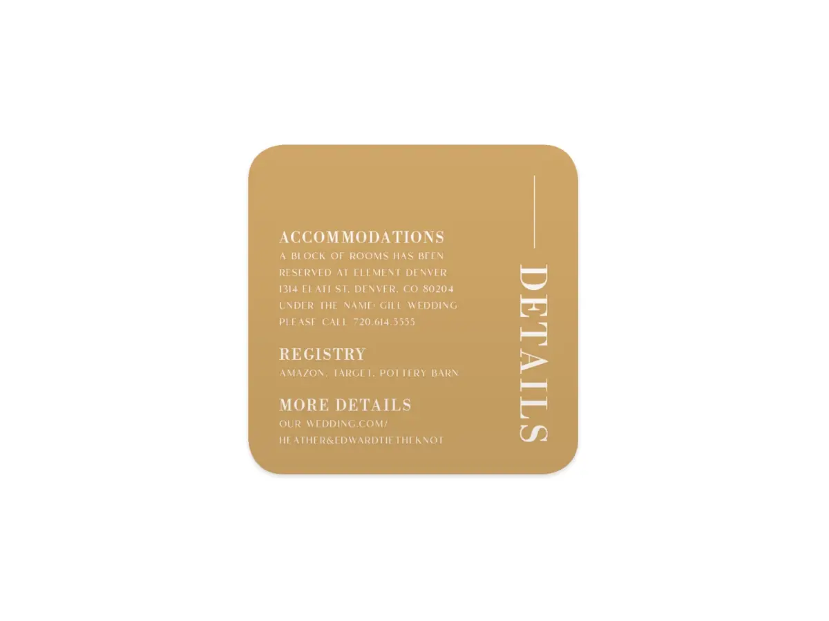 Wedding Invitation Shapes