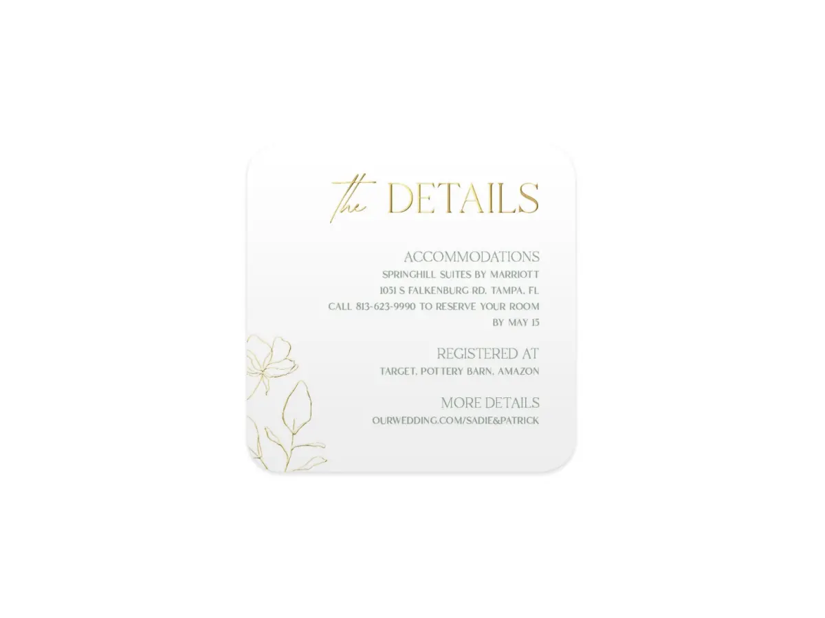Wedding Invitation Shapes