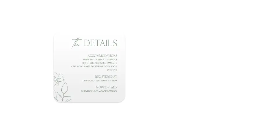 Wedding Invitation Shapes