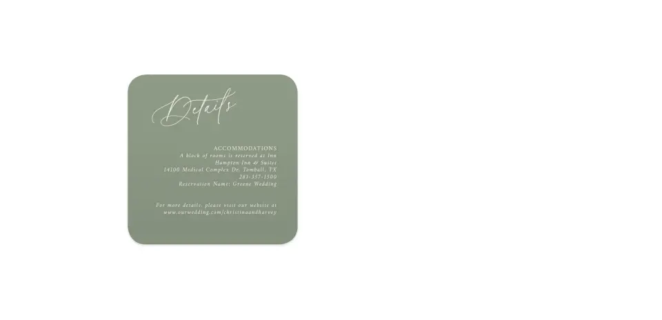 Wedding Invitation Shapes