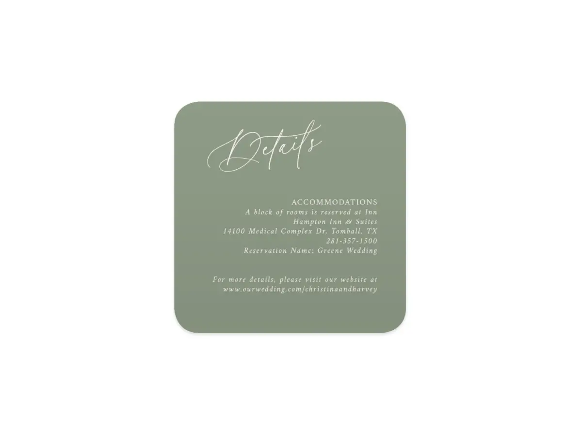Wedding Invitation Shapes
