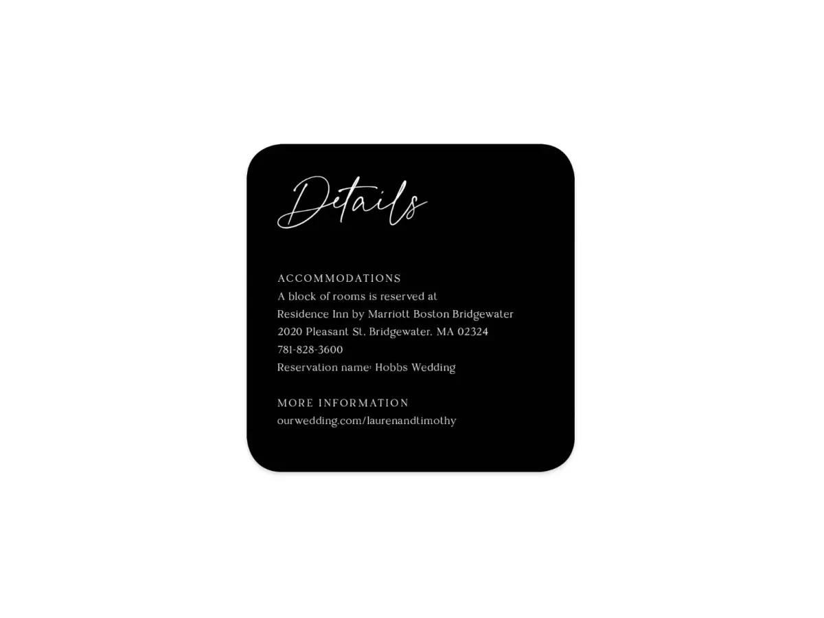 Wedding Invitation Shapes