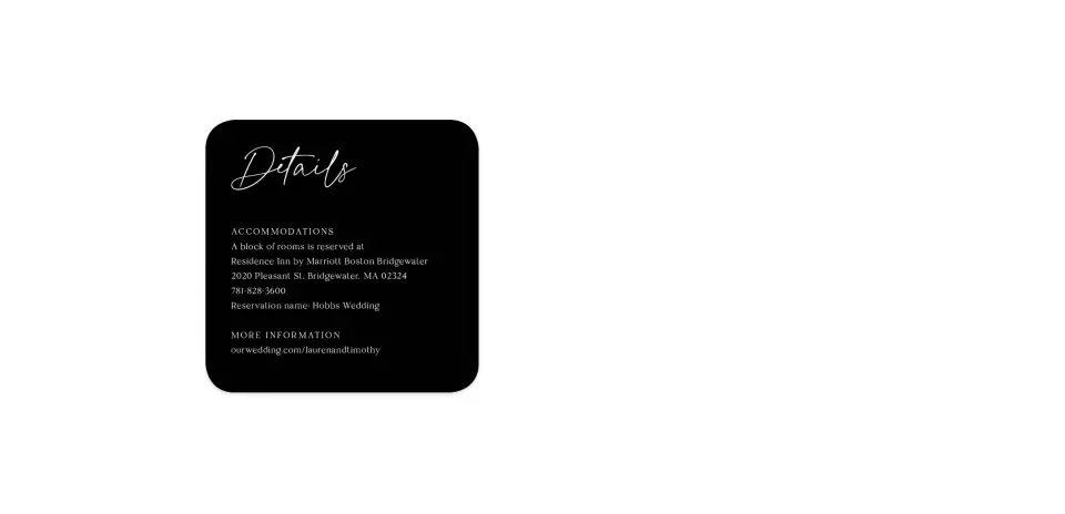 Wedding Invitation Shapes