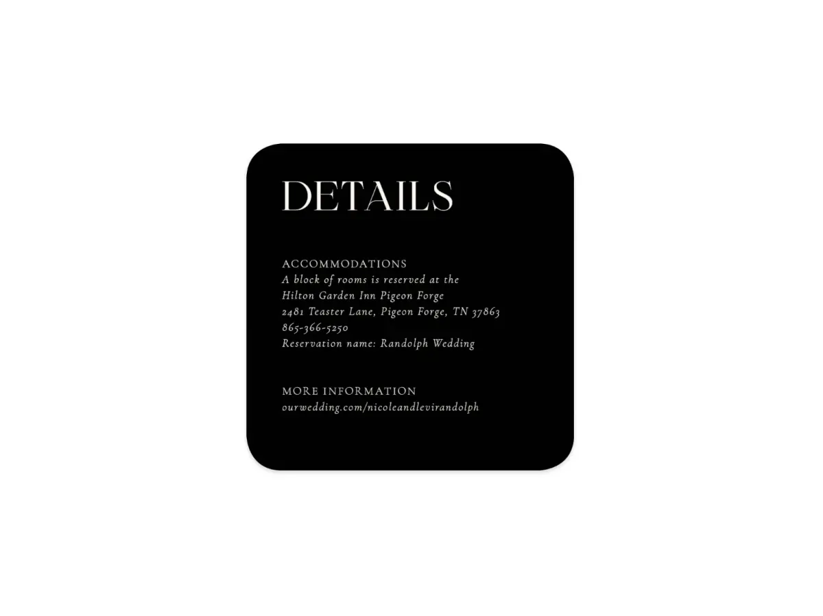 Wedding Invitation Shapes