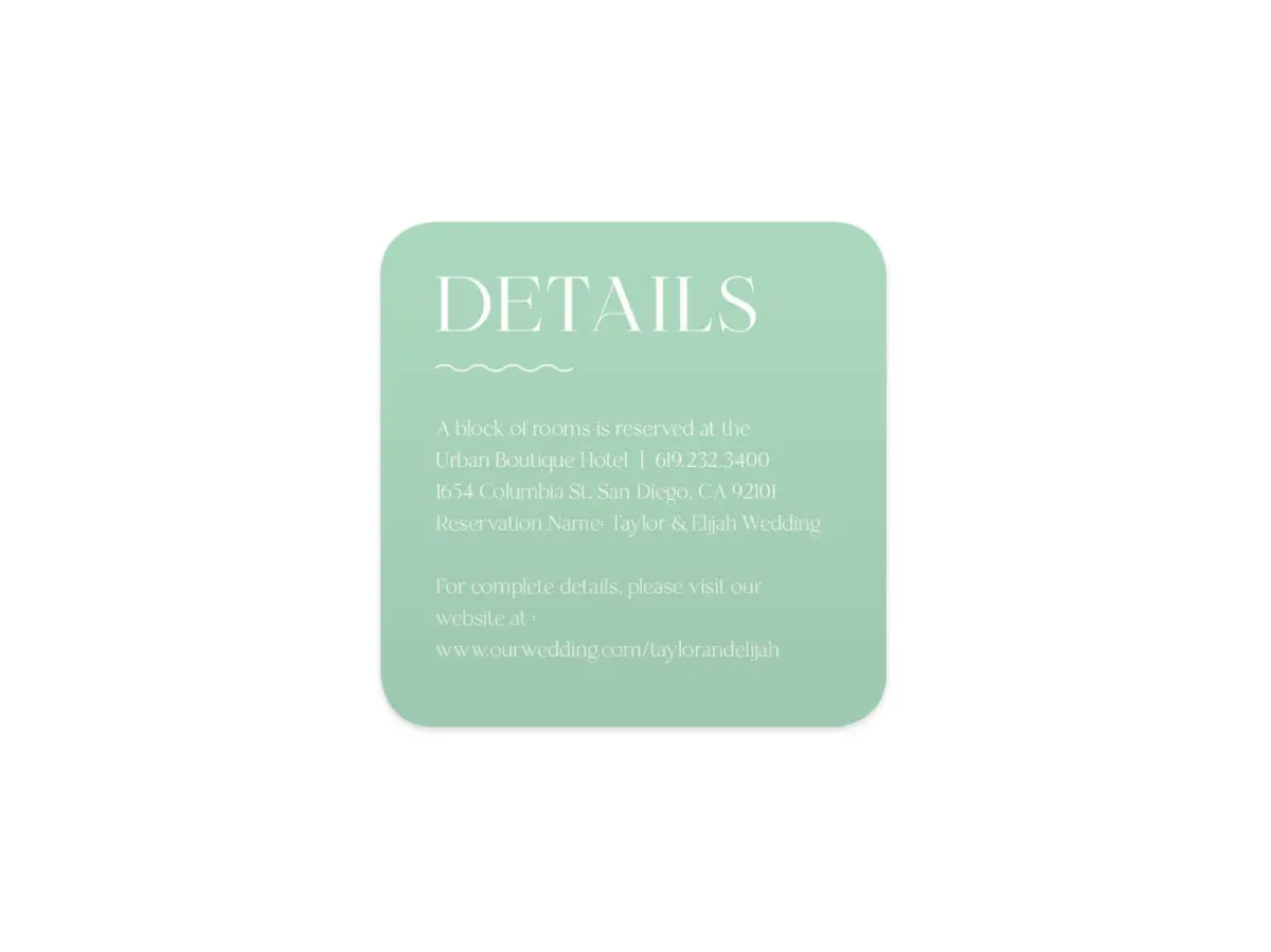 Wedding Invitation Shapes
