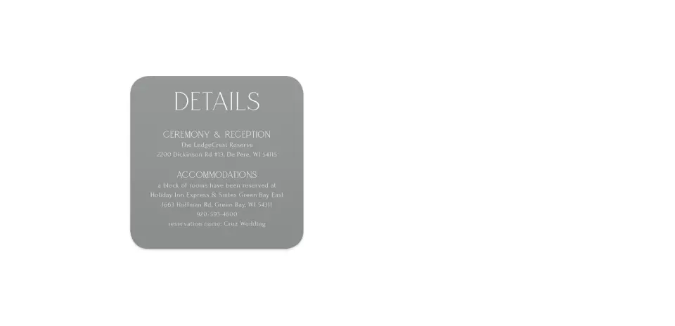 Wedding Invitation Shapes