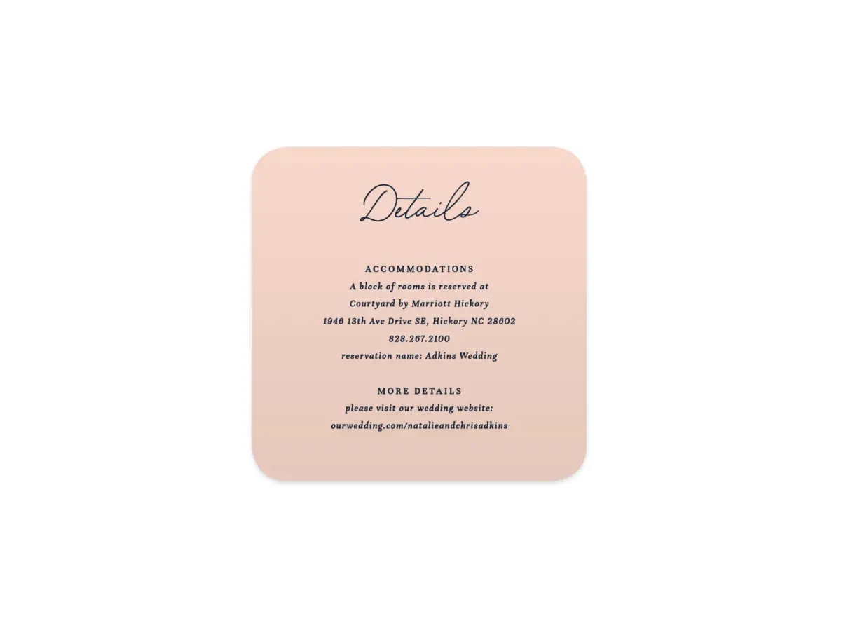 Wedding Invitation Shapes