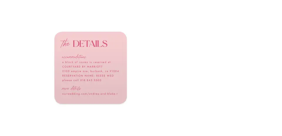 Wedding Invitation Shapes