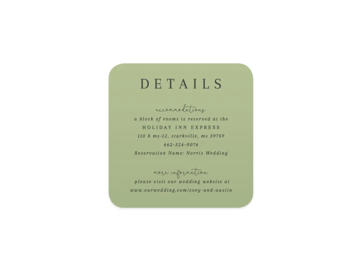 Wedding Invitation Shapes