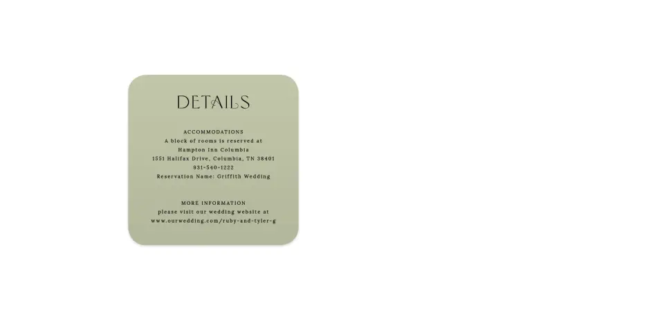 Wedding Invitation Shapes