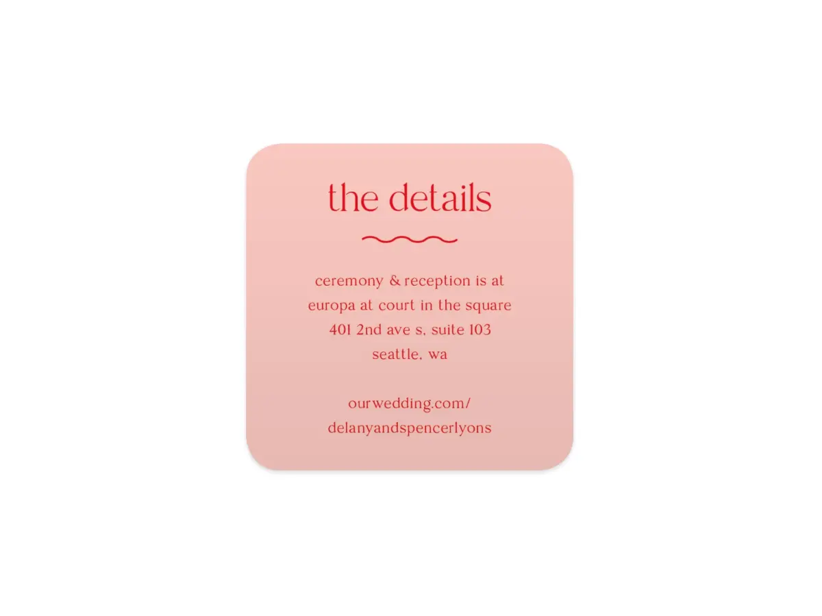 Wedding Invitation Shapes