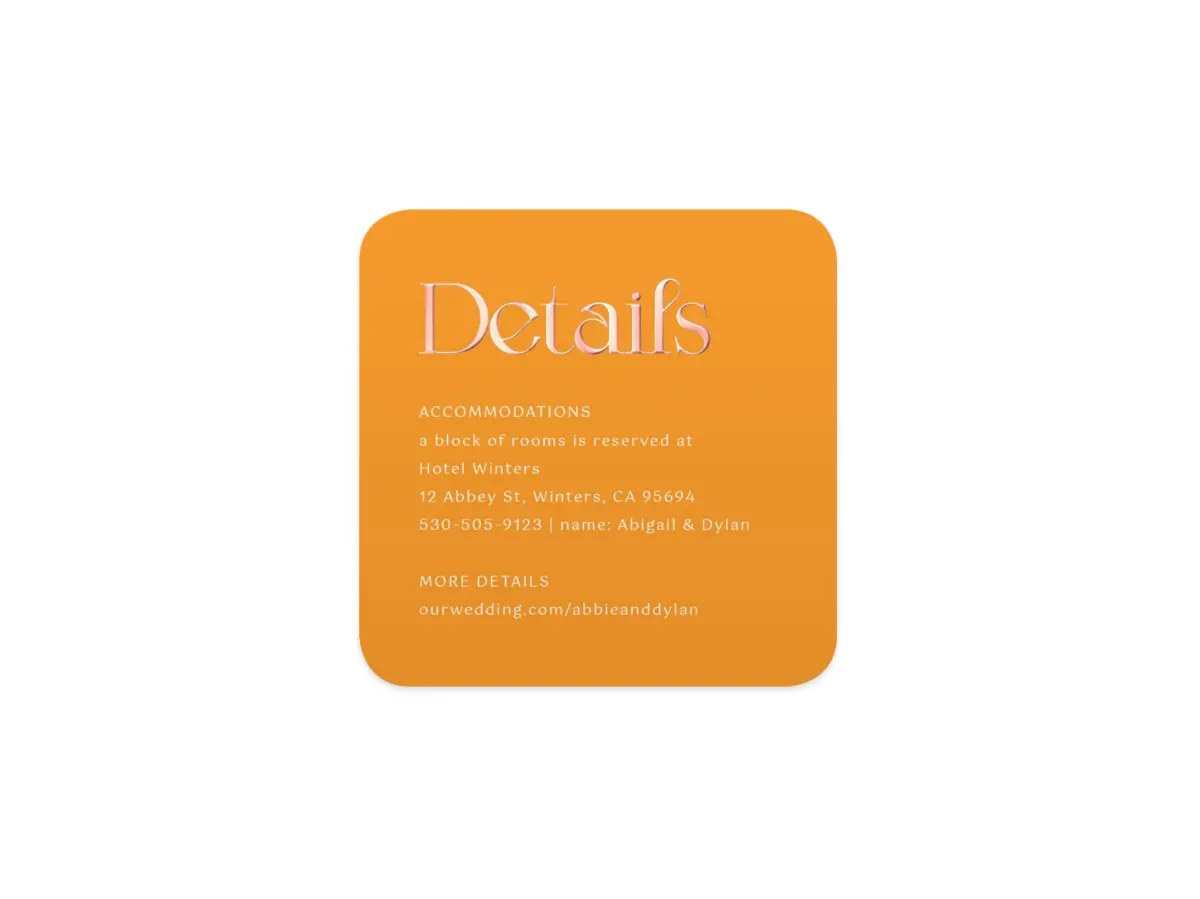 Wedding Invitation Shapes