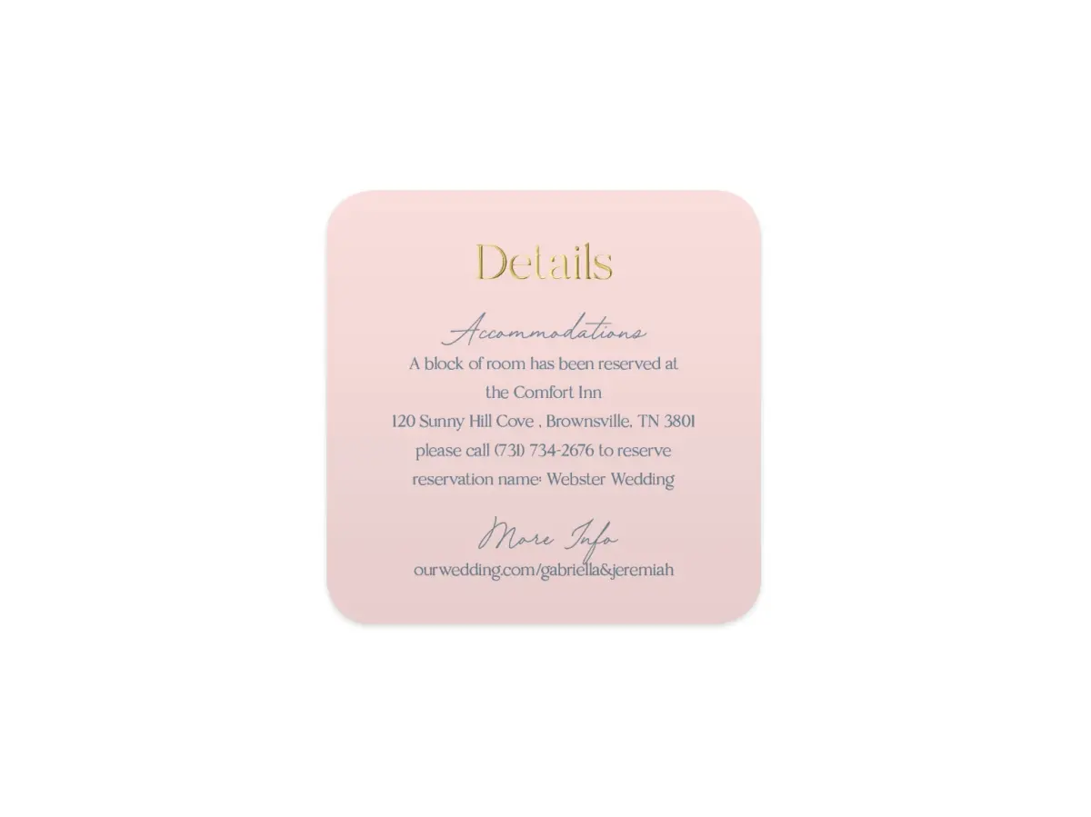 Wedding Invitation Shapes