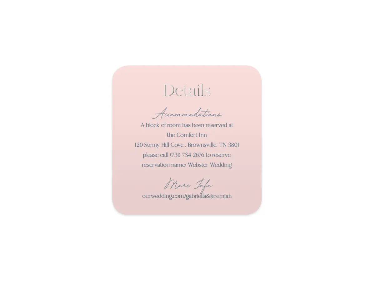 Wedding Invitation Shapes